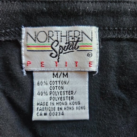 Size M to L Vintage 1980s Northern Spirit Beaded T-Shirt - Picture 11 of 12